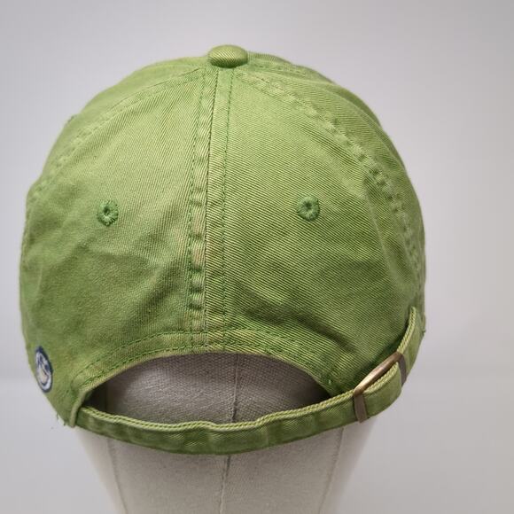 Flower Slideback Baseball Hat Green One Size Embroidered Life Is Good - Picture 6 of 9